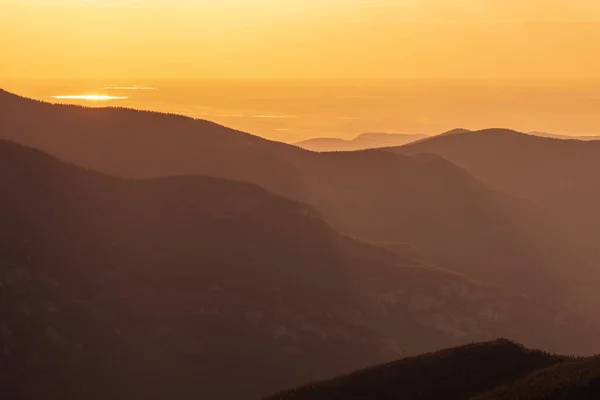 Amanecer Pintoresco Las Montañas Colorado — Foto de Stock