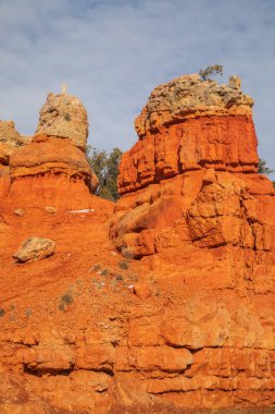 kırmızı kış Utah Kanyon Doğal peyzaj