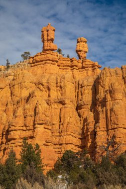 kırmızı kış Utah Kanyon Doğal peyzaj