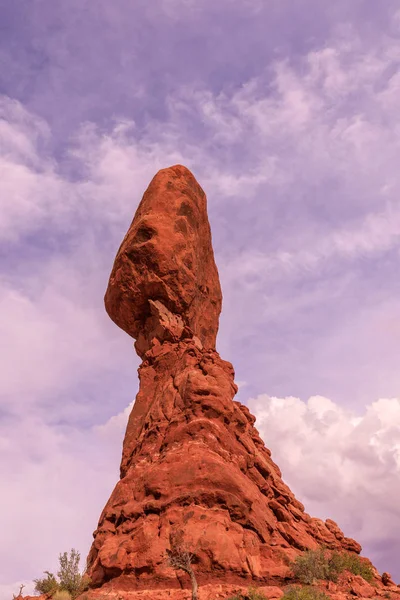 Scenic Balanced Rock Landscape Arches National Park Utah — Stock Photo, Image