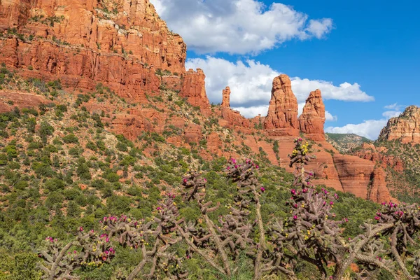 风景秀丽的红色岩石景观的亚利桑那州塞多纳 — 图库照片