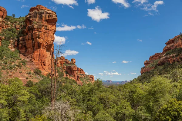 Die Malerische Rote Felsenlandschaft Von Sedona Arizona — Stockfoto
