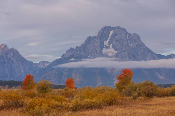 Paesaggio Panoramico Nei Teton Autunno — Foto Stock