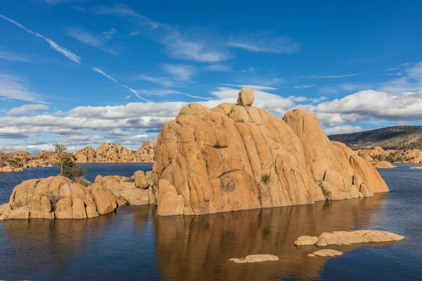 Het Schilderachtige Landschap Van Watson Lake Prescott Arizona — Stockfoto