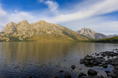 doğal jenny Gölü teton Milli Parkı Wyoming Güz