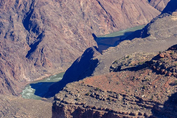 Paesaggio Panoramico Del Grande Canyon Dal Bordo Sud — Foto Stock