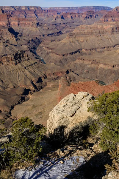 Het Schilderachtige Landschap Van Grand Canyon Van Zuid Rand — Stockfoto