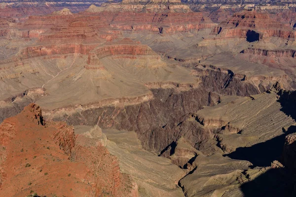Paesaggio Panoramico Del Grande Canyon Dal Bordo Sud — Foto Stock