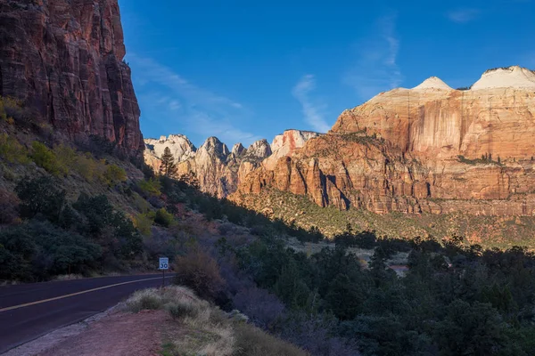 Die Landschaftliche Landschaft Zion Nationalpark Utah — Stockfoto