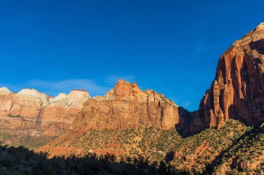 Zion National Park Utah sağlam manzara