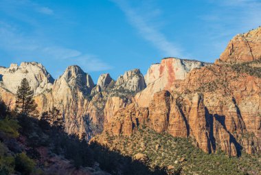 Zion National Park Utah sağlam manzara