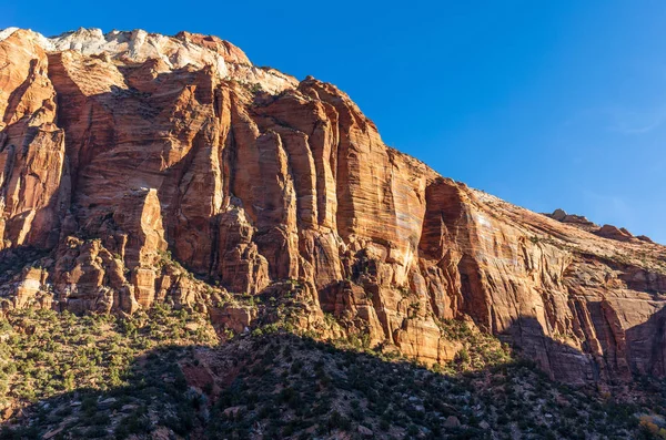 Die Zerklüftete Landschaft Des Zion Nationalparks Utah — Stockfoto