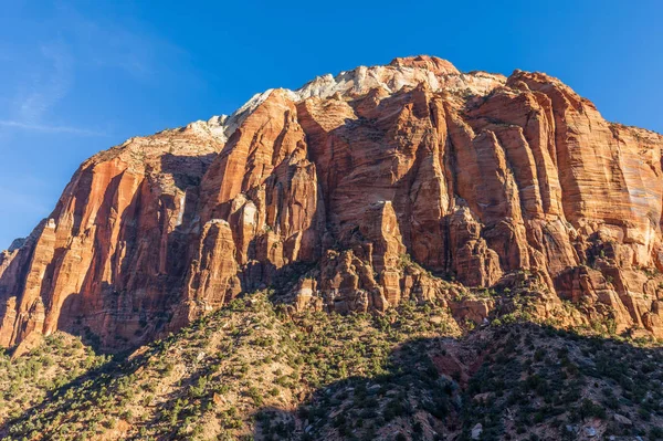 Die Zerklüftete Landschaft Des Zion Nationalparks Utah — Stockfoto