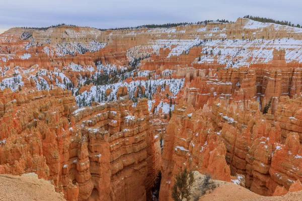 the scenic landscape of Bryce Canyon Utah in winter