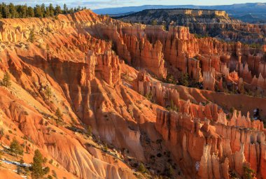 Bryce Canyon Milli Parkı Utah doğal manzara kış
