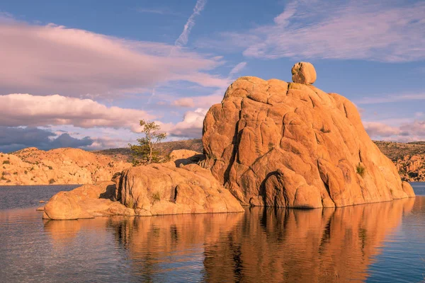 Scenic Landscape Watson Lake Prescott Arizona — Stock Photo, Image