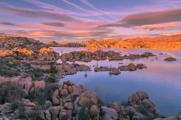 Paesaggio Panoramico Watson Lago Prescott Arizona — Foto Stock