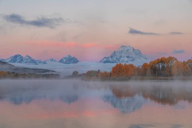 Teton doğal peyzaj yansımasıdır Güz