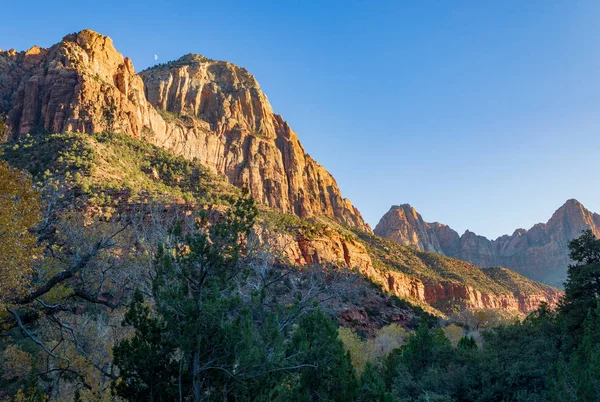 Die Landschaftliche Landschaft Des Zion Nationalparks Utah — Stockfoto