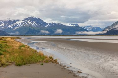 erken sonbaharda Kenai yarımadası Alaska doğal manzara