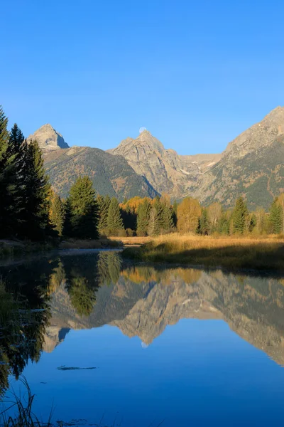 Hermoso Paisaje Escénico Los Tetones Otoño — Foto de Stock