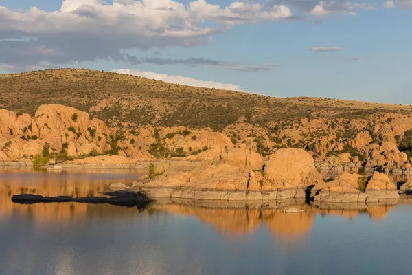 Het Schilderachtige Landschap Van Watson Lake Prescott Arizona — Stockfoto