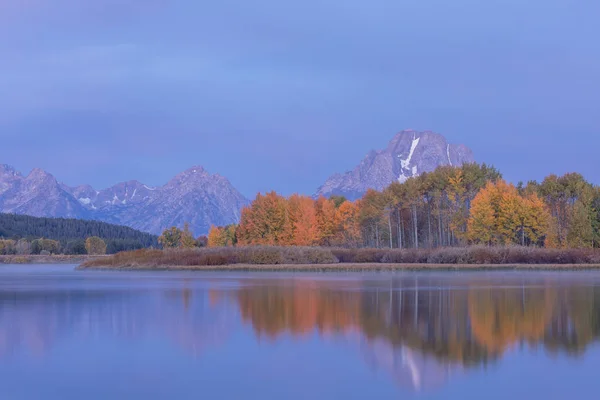 Een Schilderachtig Herfstlandschap Grand Teton National Park Wyoming — Stockfoto