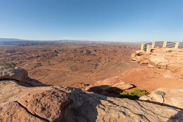 Paisaje Escarpado Escénico Del Parque Nacional Canyonlands Utah — Foto de Stock