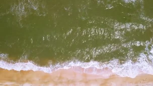 Aerial Dessus Mer Des Côtes Océaniques Heure Été Vue Dessus — Video