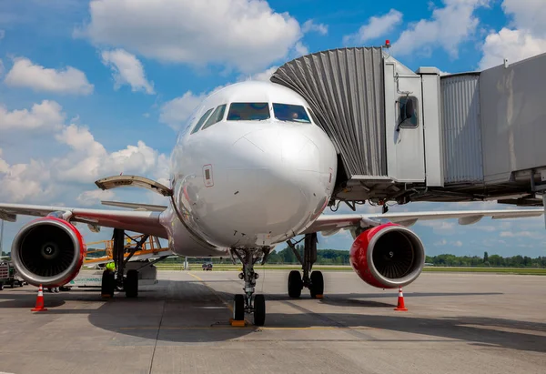 Kyiv Ukraine June 2020 Airbus A320 214 Czech Airlines Aircraft — Stock Photo, Image