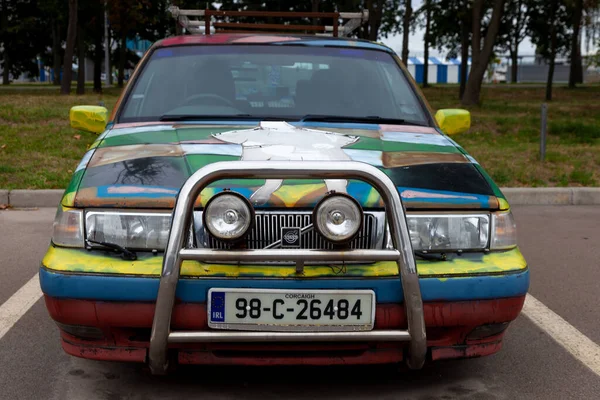 Ukraina Kyiv September 2020 Mobil Tua Opel Omega Limosin Pintu — Stok Foto
