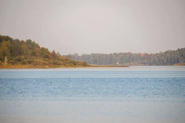 Чудовий Образ Річки Сонячний Літній День Пейзажна Фотографія Природи Росія — стокове фото