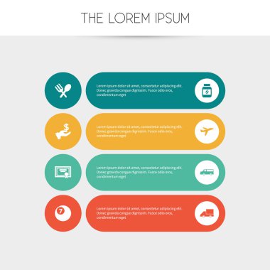 8 düzenlenebilir karmaşık simgeler kümesi. Uçak, para, sertifika ve daha fazla kazanmak gibi simgeler içerir. Web, mobil, UI ve Infographic tasarım için kullanılabilir.