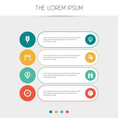 8 düzenlenebilir gezinti simgeler kümesi. Pusula, konumu PIN, harita ve daha fazlası gibi simgeler içerir. Web, mobil, UI ve Infographic tasarım için kullanılabilir.