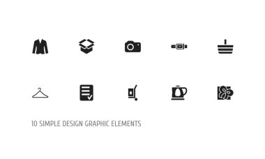 10 düzenlenebilir iş simgeler kümesi. Kutusunu boş, kemer, giftbox ve daha fazlası gibi simgeler içerir. Web, mobil, UI ve Infographic tasarım için kullanılabilir.