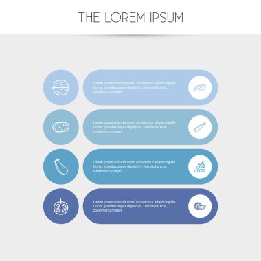 8 düzenlenebilir tencere simgeler çizgi stili kümesi. Karpuz, patates, tatlı meyve ve daha fazlası gibi simgeler içerir. Web, mobil, UI ve Infographic tasarım için kullanılabilir.
