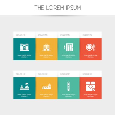 8 düzenlenebilir seyahat simgeler kümesi. Resepsiyon, kapı açıldı, Asansör ve daha fazlası gibi simgeler içerir. Web, mobil, UI ve Infographic tasarım için kullanılabilir.