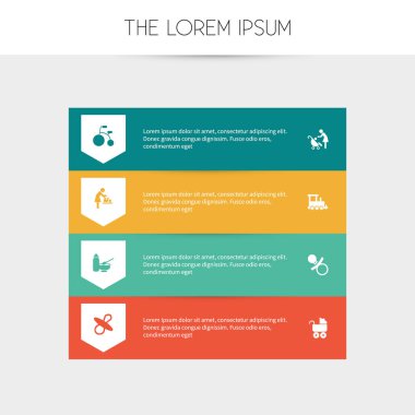 8 düzenlenebilir çocuk simgeler kümesi. Gibi olabildiğince dikkatli anne sembolleri, tren, emzik ve daha fazlasını içerir. Web, mobil, UI ve Infographic tasarım için kullanılabilir.