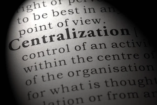 Fake Dictionary Dictionary Definition Word Centralization Including Key Descriptive Words — Stock Photo, Image