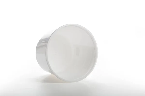 Recipiente Cubo Bañera Plástico Blanco Cerca Imágenes De Stock Sin Royalties Gratis