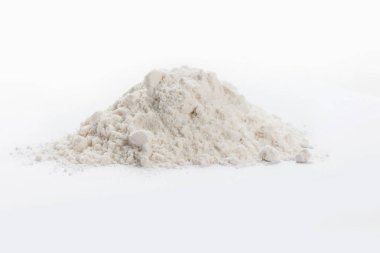 Gıda içerikler beyaz buğday unu, yakın çekim.