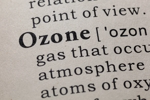 Nep Woordenboek Woordenboekdefinitie Van Het Woord Ozon Met Inbegrip Van — Stockfoto