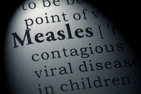 假字典 字典定义的麻疹的词 包括关键描述词 图库图片