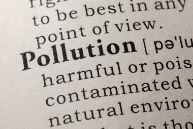 Sözlük, sözlük tanımı kelime kirliliğinin sahte. anahtar açıklayıcı kelimeler de dahil olmak üzere.