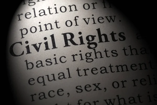 Fake Dictionary Dictionary Definition Word Civil Rights Including Key Descriptive — Stock Photo, Image