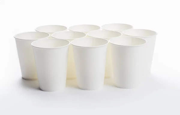 Tazza Caffè Libro Bianco Sfondo Bianco — Foto Stock