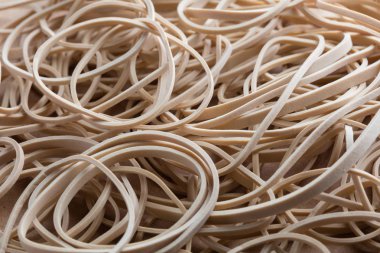 Sarı lastik bant yakın arka plan için 