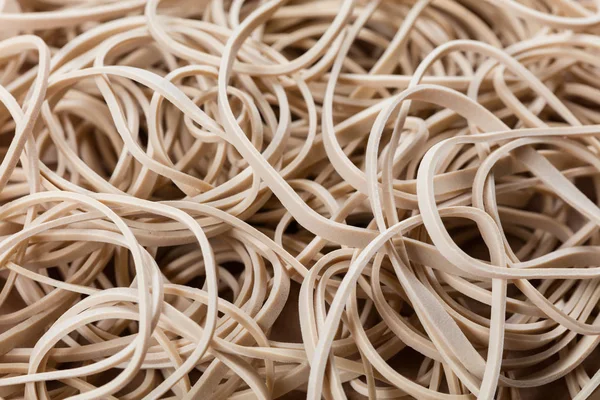 Yellow Rubber Band Close Background — Stock Photo, Image