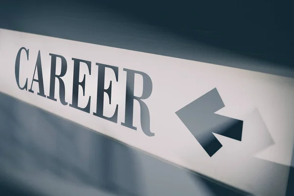 Sign Word Career Direction Arrow — Stock Photo, Image