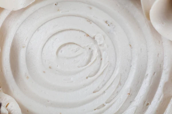 Biały Tort Teksturę Tła Bliska — Zdjęcie stockowe